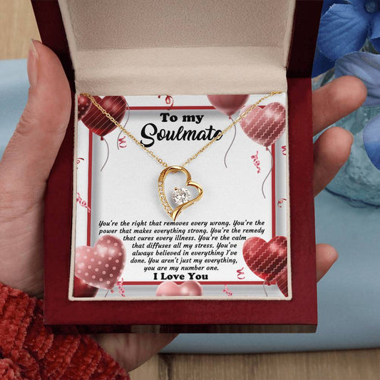 Soulmate-My Number One Forever Love Necklace