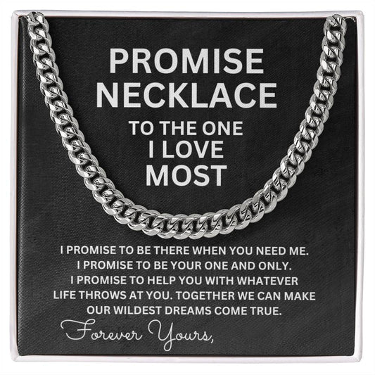 PROMISE NECKLACE FOR BOYFRIEND OR HUSBAND