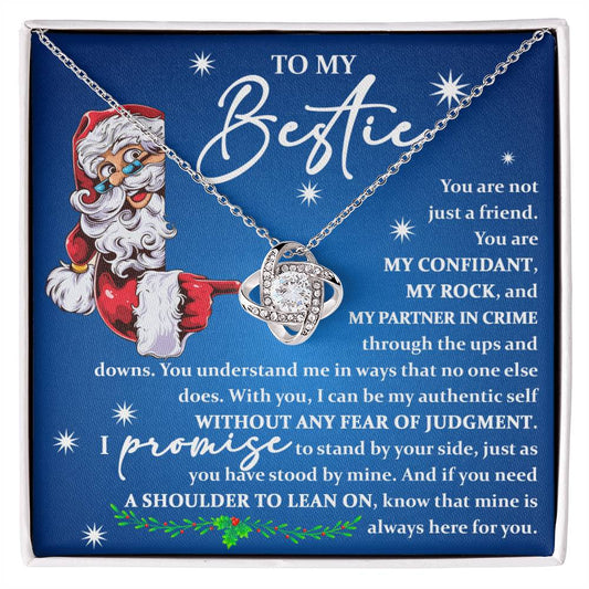 If you need a Shoulder to lean on, know that mine is always here for you - Bestie Necklace