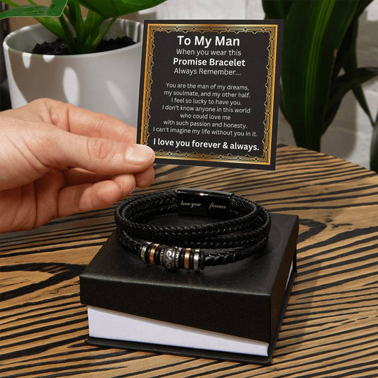 Promise Bracelet For Him - Perfect Christmas Gift
