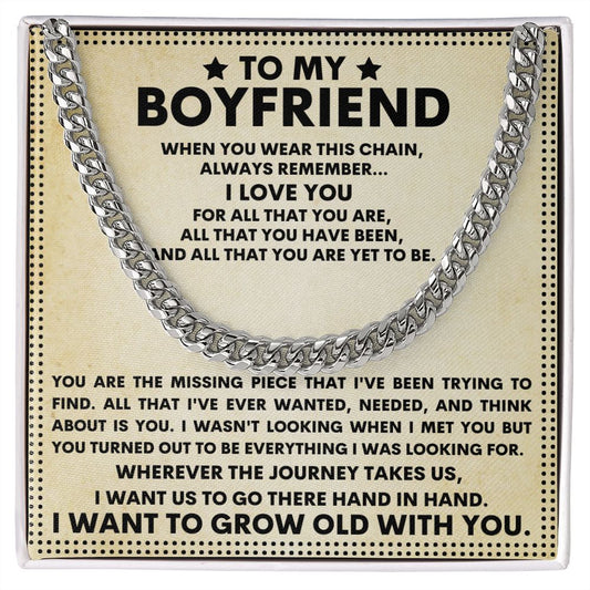 TO MY BOYFRIEND - I WANT TO GROW OLD WITH YOU
