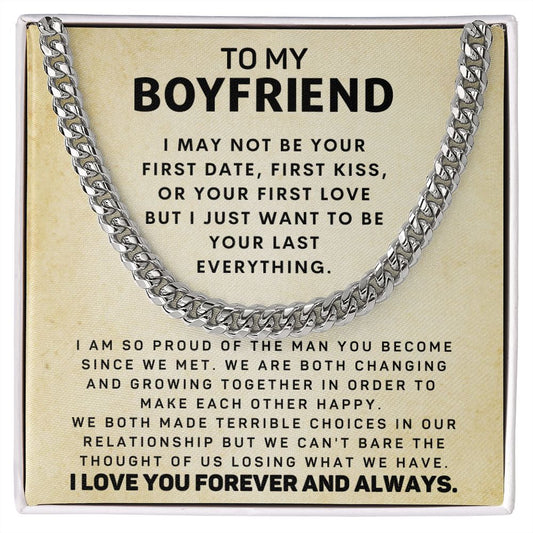 [Almost Sold Out] BOYFRIEND - I Want To Be Your Last Everything - Cuban Chain Necklace