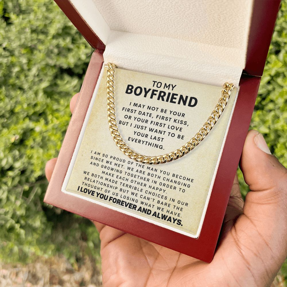 [Almost Sold Out] BOYFRIEND - I Want To Be Your Last Everything - Cuban Chain Necklace